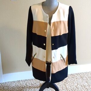 Chicos long dress coat